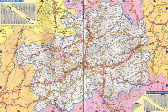 贵州省最新高速路地图概览